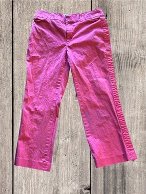 Banana Republic Pink Cropped/Ankle Pants